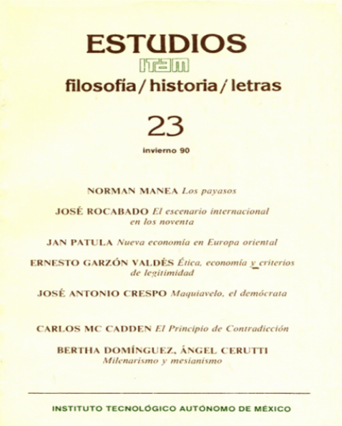 No 23. Invierno 1990