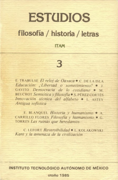 No. 03 Otoño 1985