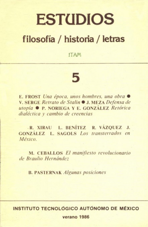 No. 05 Verano 1986