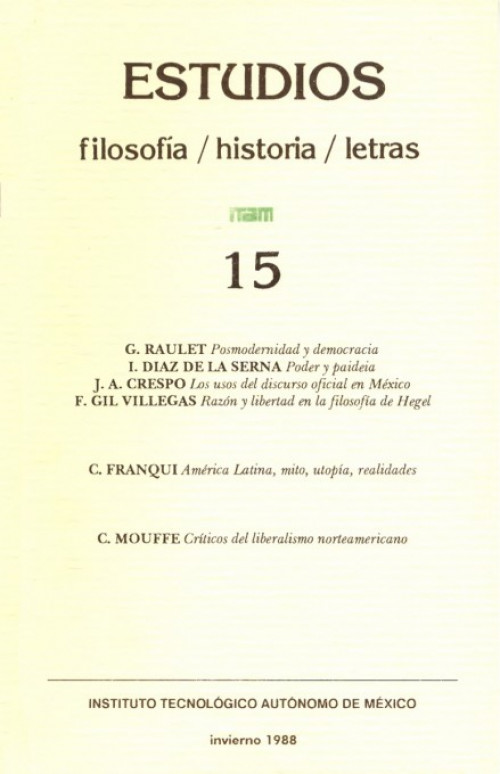 No. 15 Invierno 1988