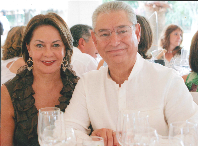 Doña María Elena Juárez de Beristain y Don Javier Beristain