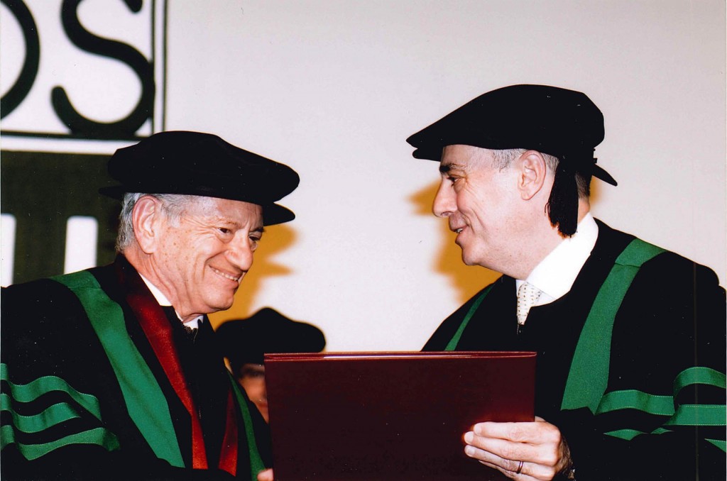 Dr. Arturo Fernández y Don Miguel Mancera